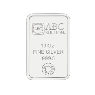 10oz Silver Eureka Minted Bar 999.5 Silver