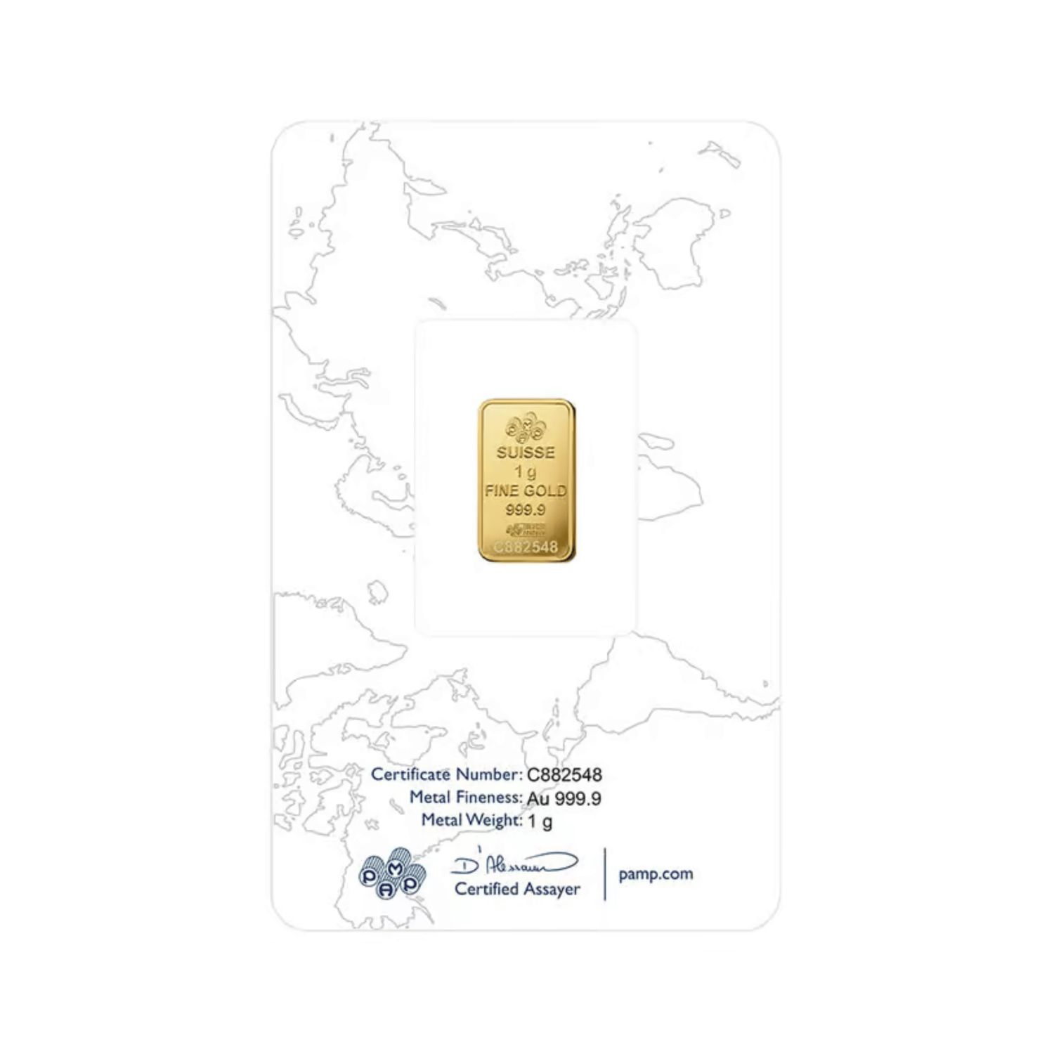 1g PAMP ROSA Gold Minted Bar - Image 4