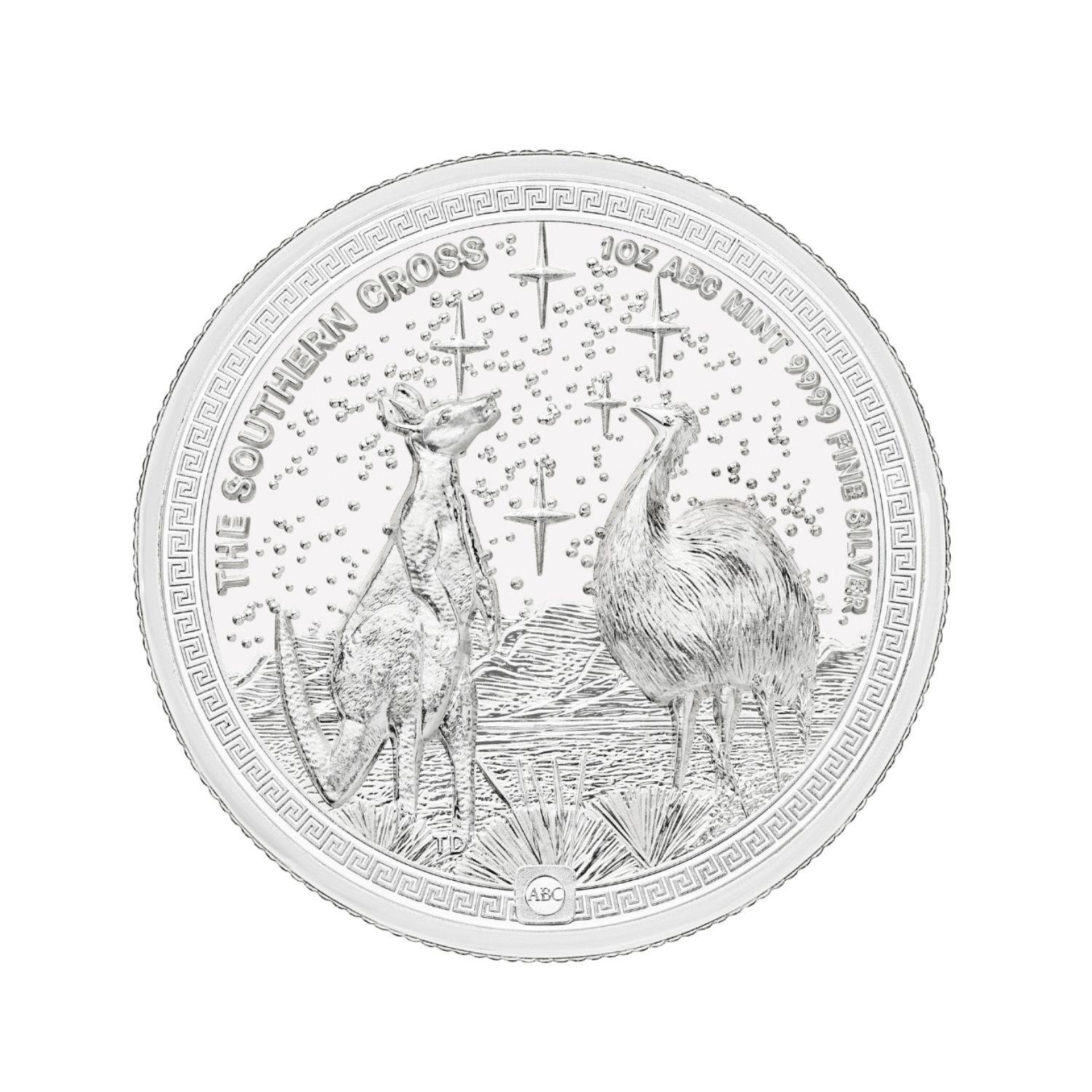 1oz ABC Silver Southern Cross Coin - High Relief Silver - Image 2