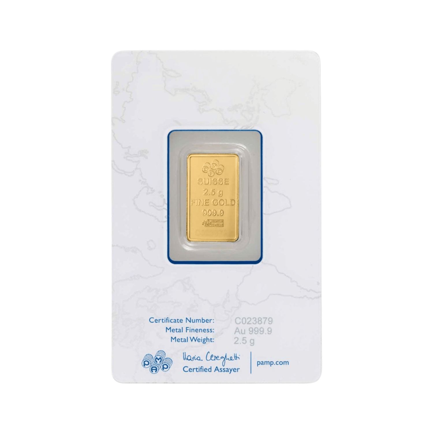 2.5g PAMP ROSA Gold Minted Bar - Image 4
