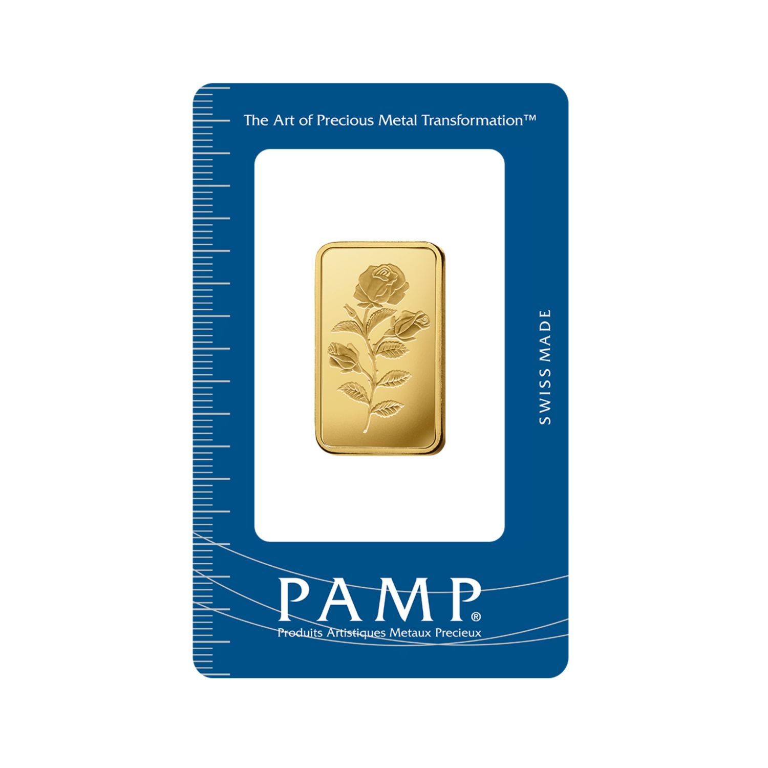 1oz PAMP Rosa Gold Minted Bar - Image 2