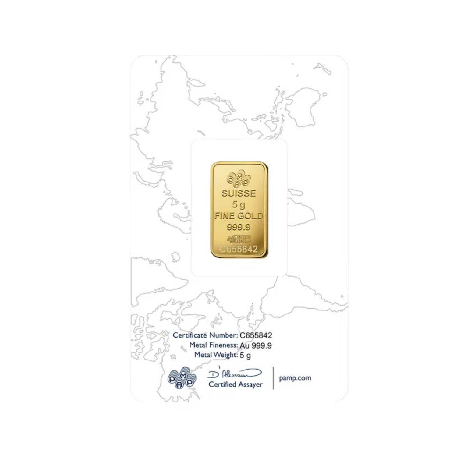 5g PAMP ROSA Gold Minted Bar - Image 4
