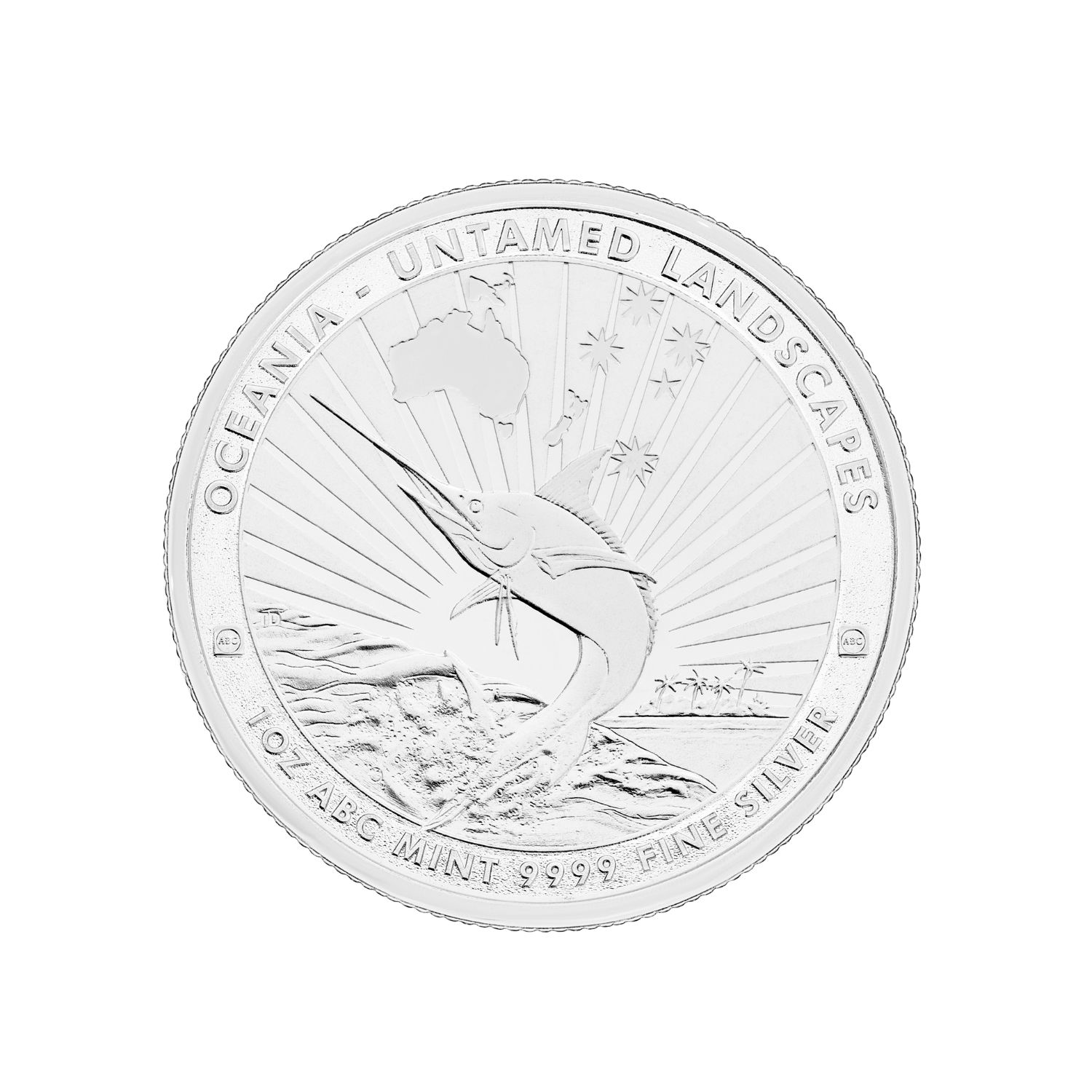 Untamed Landscapes Sailfish 1oz Silver Coin Silver - Image 2