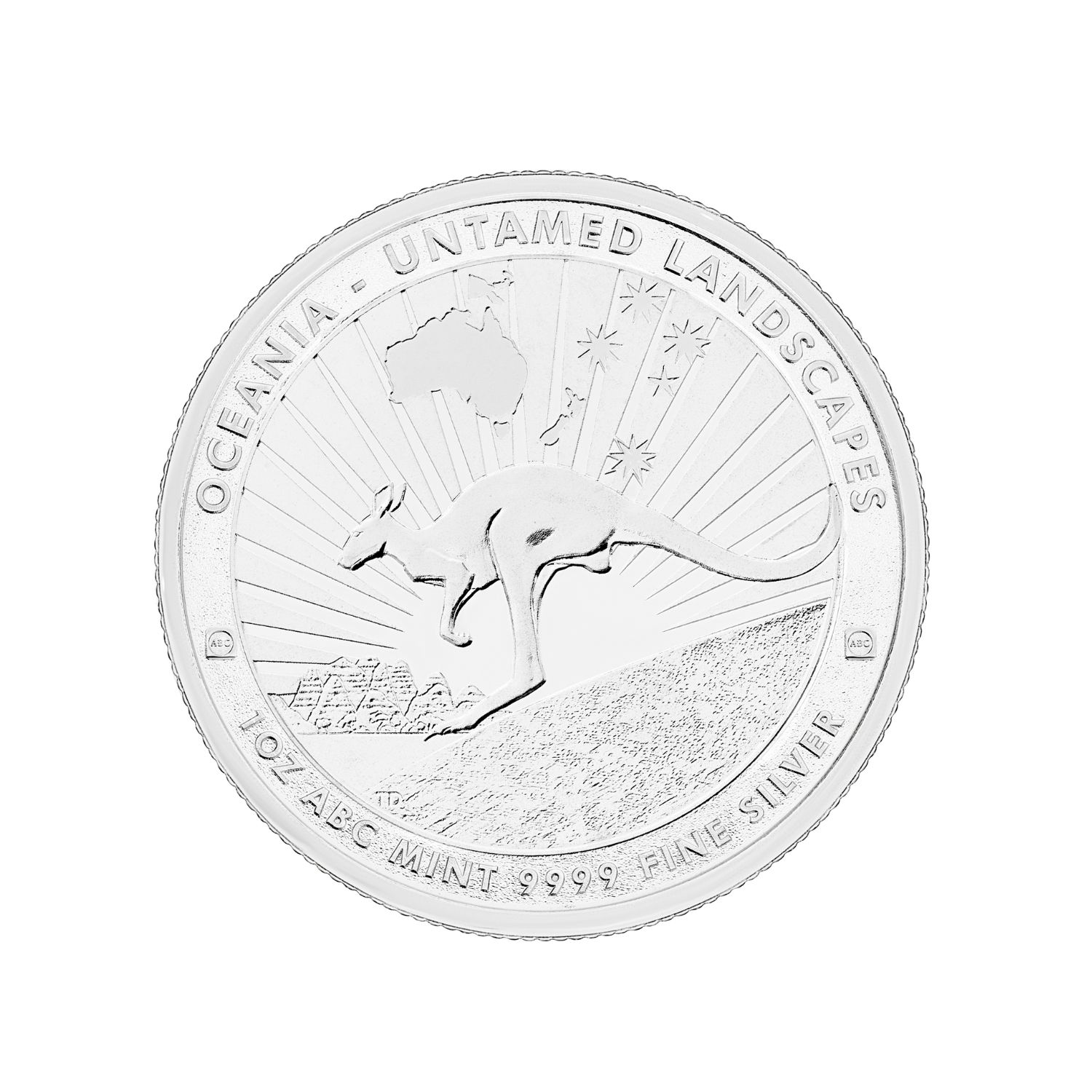 Untamed Landscapes The Kangaroo 1 oz Silver Coin Silver - Image 2